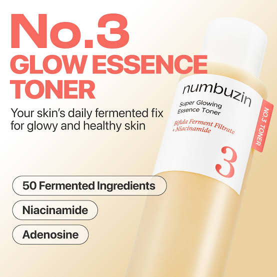 Numbuzin - No.3 Super Glowing Essence Toner 200ml